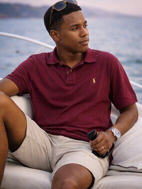 Polo Ralph Lauren Burgundy Cotton Polo